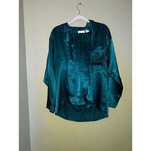 vintage victorias secret gold label pajamas small